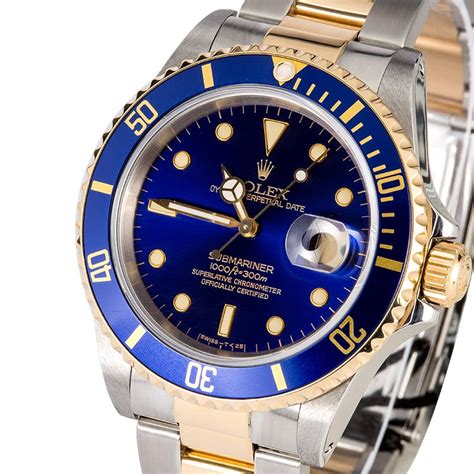 blue two tone rolex submariner|rolex submariner blue price new.